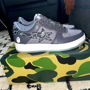 A BATHING APE Bape Sta sneakers - charcoal